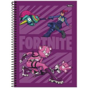 Caderno 10X1 Capa Dura Fortnite 160FLS. - Imagem 6