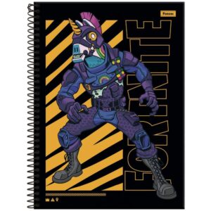 Caderno 10X1 Capa Dura Fortnite 160FLS. - Imagem 8