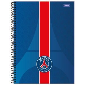 Caderno 01X1 Capa Dura Paris Saint Germain 80FLS. - Imagem 5