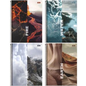 Caderno 15X1 Capa Dura 4 Elementos 240FLS. - Imagem 1