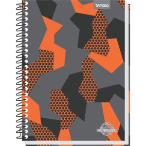 Caderno Espiral 1/4 Capa Dura Camuflagem 96FLS. - Imagem 5