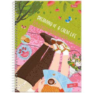 Caderno 01X1 Capa Dura Like It 80FLS. - Imagem 4