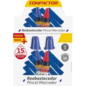 Tinta Marcador Permanente Reabastecedor 030ML Azul - Imagem 2