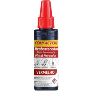 Tinta Marcador Permanente Reabastecedor 030ML Vermelho - Imagem 1