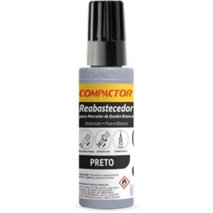 Tinta Marcador Quadro Branco Reabastecedor 030ML Preto - Imagem 1