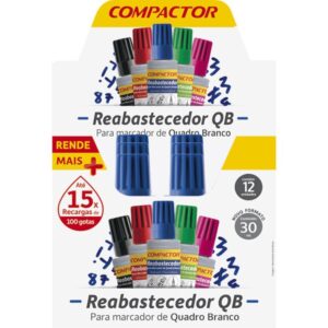 Tinta Marcador Quadro Branco Reabastecedor 030ML Preto - Imagem 2