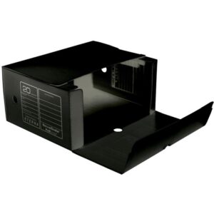 Arquivo Morto Polipropileno Novaonda Gigante Preto 39X18X3 - Imagem 1