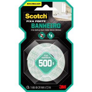 Fita Fixa Forte Banheiro 24MMX1,5M - Imagem 1