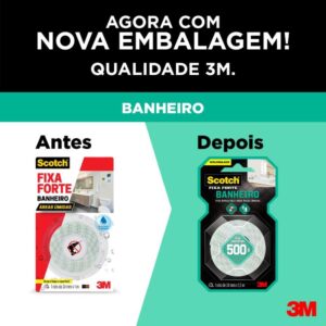 Fita Fixa Forte Banheiro 24MMX1,5M - Imagem 2