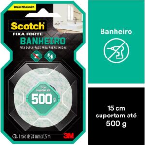 Fita Fixa Forte Banheiro 24MMX1,5M - Imagem 7