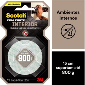 Fita Fixa Forte Espuma 113 19MMX1,5M - Imagem 6