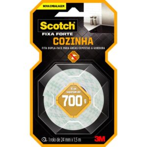 Fita Fixa Forte Cozinha 24MMX1,5M - Imagem 1