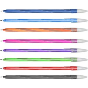 Caneta Esferografica Cis Spiro Glow 0,7MM 8CORES - Imagem 2