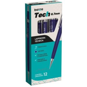 Lapiseira 0.7MM Bazze Tech Azul - Imagem 1