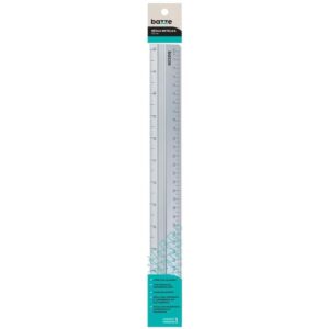 Regua de Aluminio Bazze Metal 30CM - Imagem 1