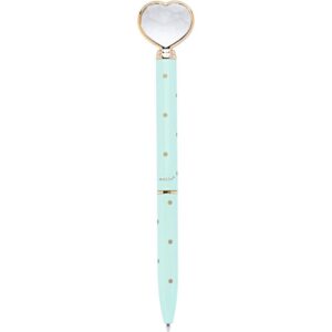 Caneta Esferografica Coracao Diamante Black Menta - Imagem 2