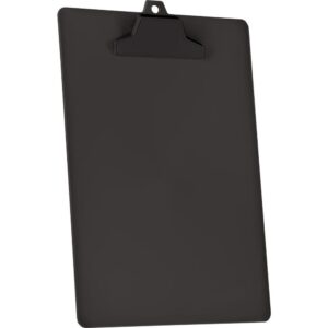 Prancheta Plastica Of/A4 C/Prend. Plast. Preto - Imagem 1