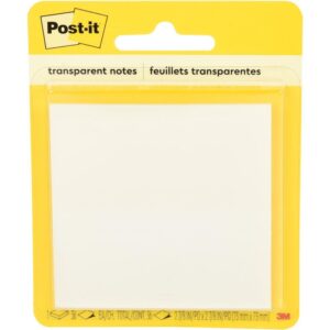 Bloco de Recado Post-It Transparente 73X73MM C/36 Fls. - Imagem 1