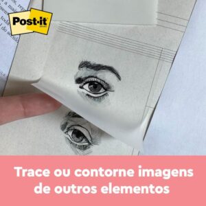Bloco de Recado Post-It Transparente 73X73MM C/36 Fls. - Imagem 4