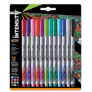 Caneta com Ponta Porosa Intensity 1.0MM Colors 12CORES - Imagem 1