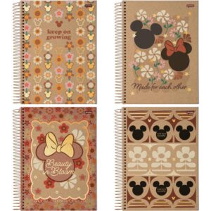 Caderno 10X1 Capa Dura Mickey.minnie Arts KRAFT160I.A - Imagem 1
