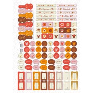 Caderno 10X1 Capa Dura Mickey.minnie Arts KRAFT160I.A - Imagem 4