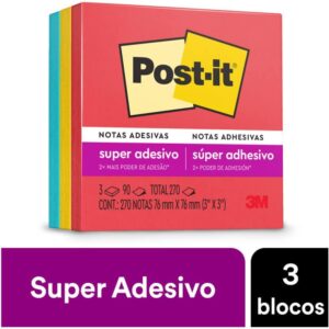 Bloco de Recado Post-It Colecao Diversao 76X76MM - Imagem 3
