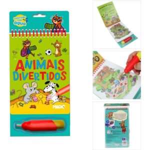 Livro Aquabook Animais Divertidos 24X14CM 10P - Imagem 1