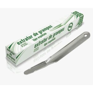 Extrator de Grampos Espatula Aco Inox - Imagem 1