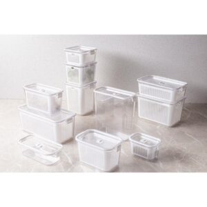Pote Acrilico Hermetico Slim 2570ML Branco - Imagem 2