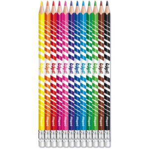 Lapis de Cor Triangular Color Peps Apagavel 12CORES - Imagem 2