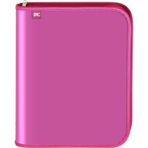 Fichario com Ziper Vision Rosa 48F - Imagem 1