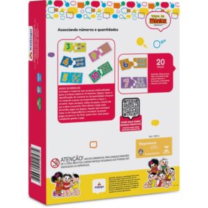 Brinquedo Pedagogico Turma da Monica num/Quant 20PC - Imagem 3