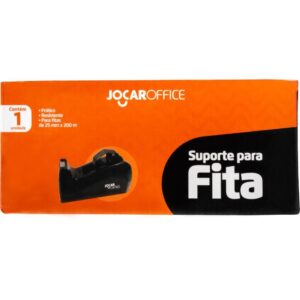 Suporte para Fita Adesiva Jocar Office Gd Preto - Imagem 2