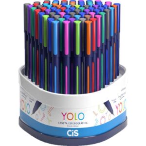 Caneta Esferografica Cis Yolo 0.7MM 10 Cores - Imagem 1