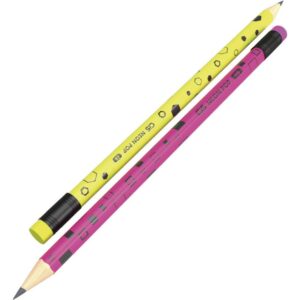 Lapis Preto Redondo Cis Neon Pop Hb 5 Cores - Imagem 2