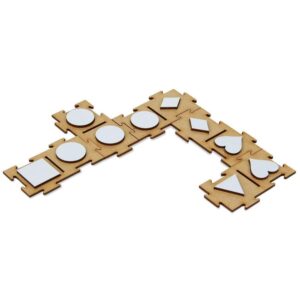 Domino Percepcao Tatil C/Relevo 28PCS - Imagem 1