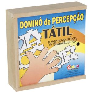 Domino Percepcao Tatil Vazado 28PCS - Imagem 2