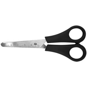 Tesoura Escolar Inox Cabo Preto 13CM - Imagem 2