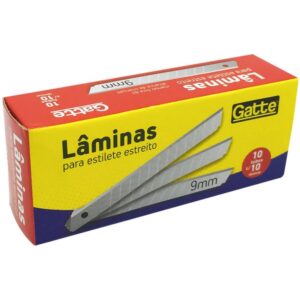 Lamina para Estiletes Estreita 9MM C/10UN - Imagem 2
