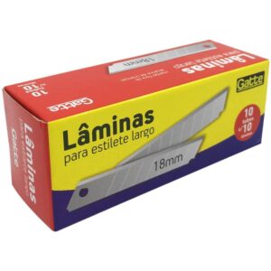Lamina para Estiletes Larga 18MM C/10UN - Imagem 2