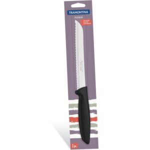 Faca Plenus P/Pao Inox 7 Preto - Imagem 2