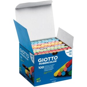 Giz Escolar Plastificado Giotto Colorido C/100 - Imagem 2