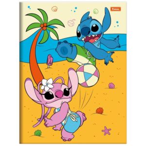 Caderno Brochurao Capa Dura Stitch 80FLS. - Imagem 4