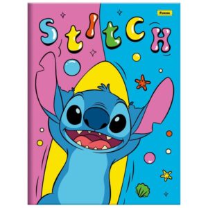 Caderno Brochurao Capa Dura Stitch 80FLS. - Imagem 5