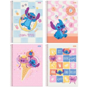 Caderno 10X1 Capa Dura Stitch 160FLS. - Imagem 1