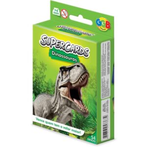 Jogo de Cartas Supercards Dinossauros 55CTS - Imagem 1