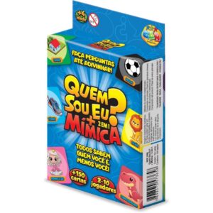 Jogo de Cartas Quem Sou Eu? Mimica 2EM1 150CT - Imagem 1