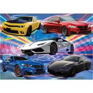 Quebra-Cabeca Cartonado Carros de Corrida 150PCS - Imagem 2