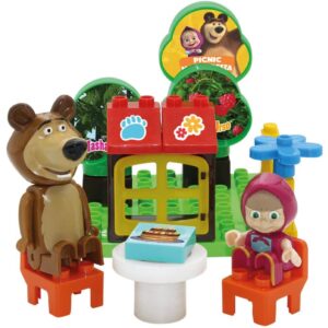 Brinquedo para Montar Masha e o Urso Picnic na Flore - Imagem 1